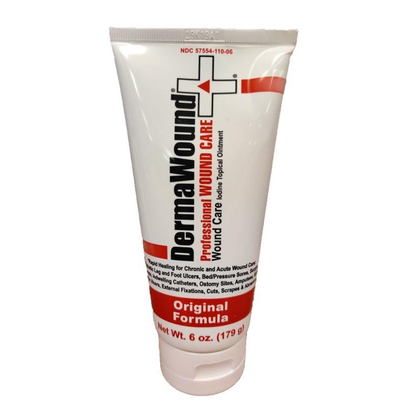 DermaWound 6 oz - Professional Wound Care - Iodine Topical Ointment