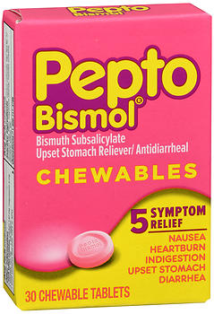 Pepto-Bismol Chewable Tablets 30 Count