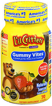 L'il Critters Gummy Vites Daily Kids Gummy multivitamin: Vitamins C, D3 and Zinc