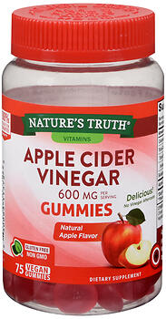 Nature's Truth Apple Cider Vinegar 600mg Gummies - Apple - 75ct