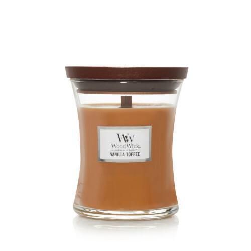 WoodWick Vanilla Toffee Medium Hourglass Candle - 9.7 oz. - Northside Pharmacy