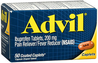 ADVIL IBUPROFEN 200 MG COATED CAPLETS 50CP