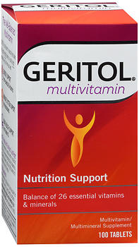 GERITOL MULTIVITAMIN TABLETS 100 COUNT