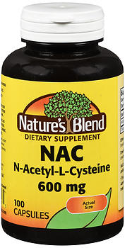 NATURE'S BLEND NAC 600 MG CAPSULES 100 CT