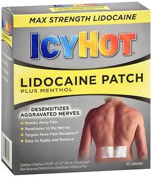 ICY HOT LIDOCAINE PATCHES PLUS MENTHOL