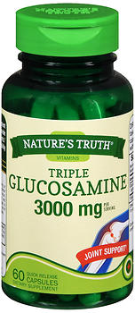 Nature's Truth Triple Glucosamine 3000 mg 60 Capsules