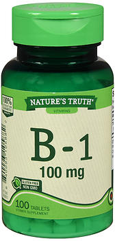 NATURE'S TRUTH B-1 100 MG TABLETS 100 COUNT