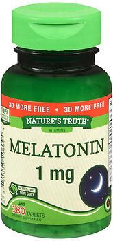 NATURE'S TRUTH MELATONIN 1 MG TABLETS 180 CT