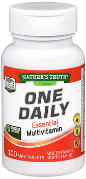 NATURE'S TRUTH ESSENTIAL MULTIVITAMIN MINI TABLETS 100 COUNT