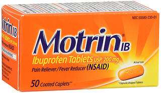 MOTRIN IB COATED CAPLETS 50ct