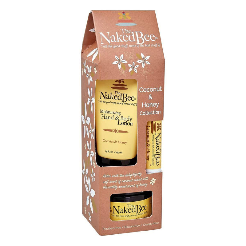 The Naked Bee Coconut & Honey 3 Piece Gift Set - Northside Pharmacy