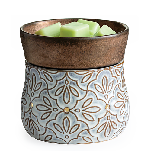 Bronze Floral 2-in-1 Deluxe Fragrance Warmer - Northside Pharmacy