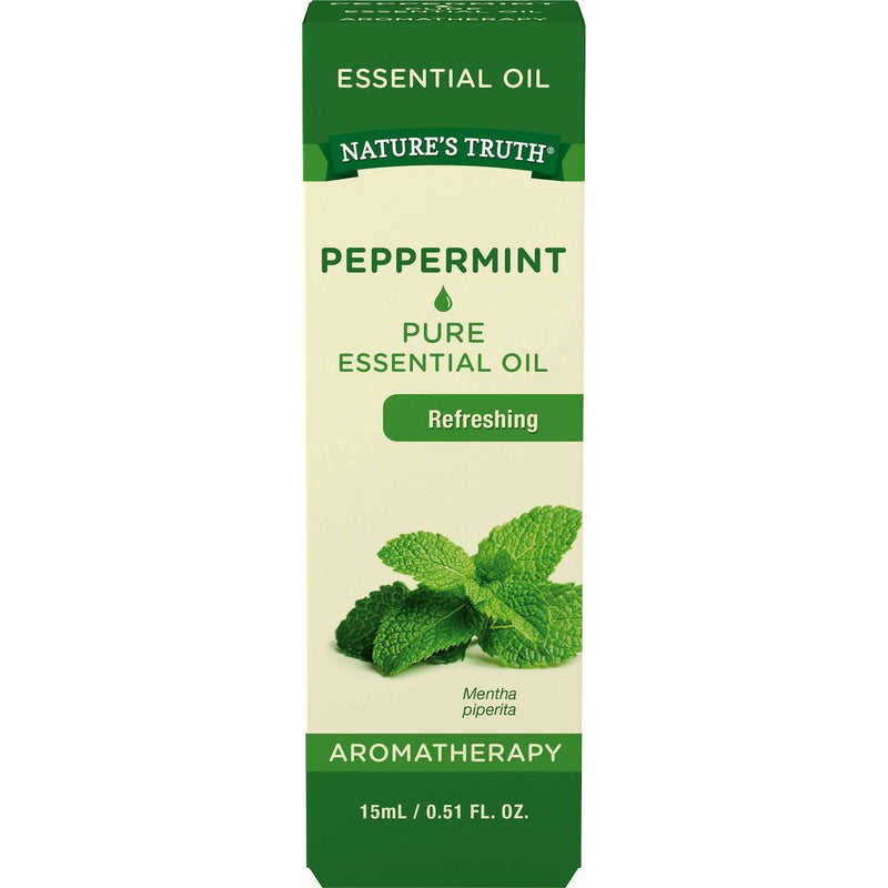 Nature's Truth Aromatherapy 100% Pure Essential Oil, Peppermint, 0.51 Fluid Ounce - Northside Pharmacy