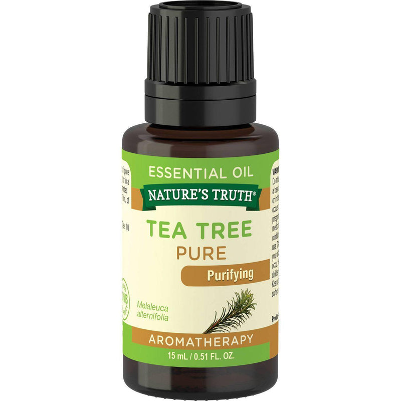 Nature's Truth Aromatherapy 100% Pure Essential Oil, Tea Tree, 0.51 Fluid Ounce - Northside Pharmacy