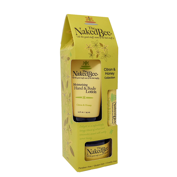 The Naked Bee Citron & Honey 3 Piece Gift Set - Northside Pharmacy